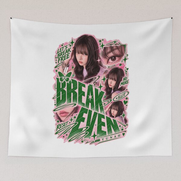 Item preview, Leader Yunah ILLIT Break Even Concept | GLLIT Aesthetic designed and sold by Valereekmerch.