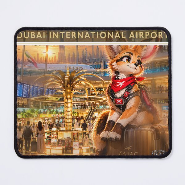 Item preview, Dubai International Airport DXB Aviation Art designed and sold by ASX Research Merch.