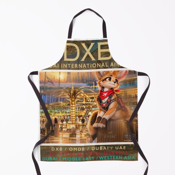 Item preview, Dubai International Airport DXB Aviation Art designed and sold by ASX Research Merch.
