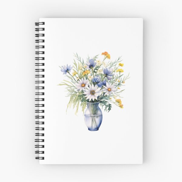 Item preview, Meadow Vase | Beautiful Wildflower Nature Art designed and sold by Mandayartstudio.