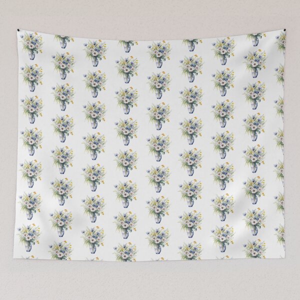 Item preview, Meadow Vase | Beautiful Wildflower Nature Art designed and sold by Mandayartstudio.