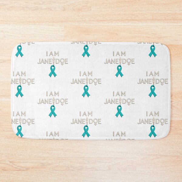 Item preview, I Am Jane Doe Teal Ribbon Survivor Support Awareness designed and sold by SEINENGAPPI19.