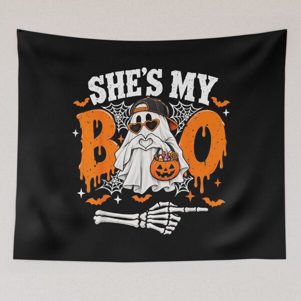 Item preview, She's My Boo Matching Halloween Pajama Couples He's My Boo  designed and sold by HuserPiri.