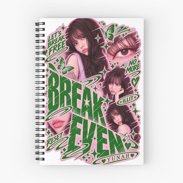 Item preview, Yunah ILLIT Break Even Halftone Collage | Best Kpop Gift designed and sold by Valereekmerch.