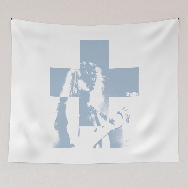 Item preview, Blue Silhouette Man And Cross  designed and sold by Tallboy666.