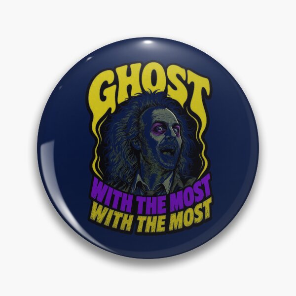Item preview, Ghost With The Most 80s Spooky Caricature designed and sold by brennareide.