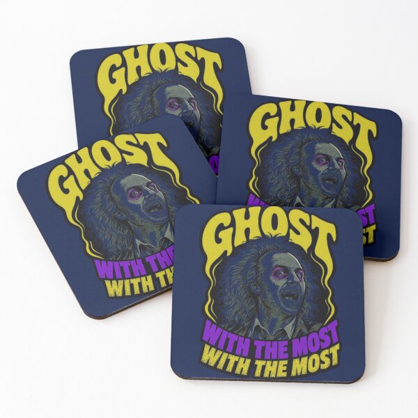 Item preview, Ghost With The Most 80s Spooky Caricature designed and sold by brennareide.