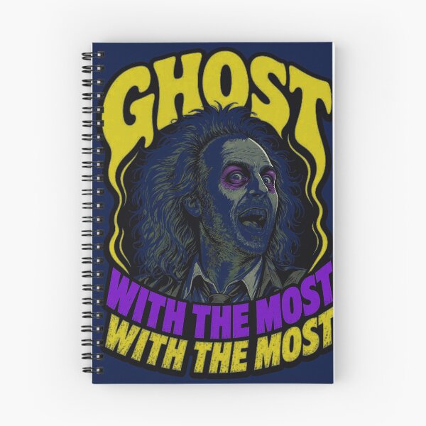 Item preview, Ghost With The Most 80s Spooky Caricature designed and sold by brennareide.