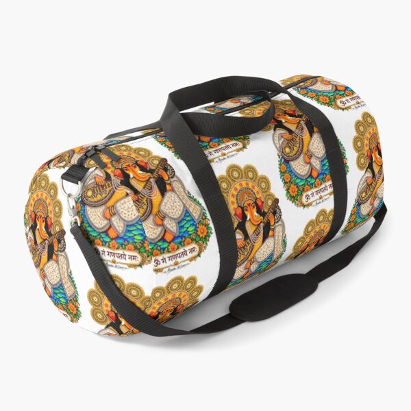 Item preview, Divine Lord Ganesha Playing Veena designed and sold by manishaartshop.