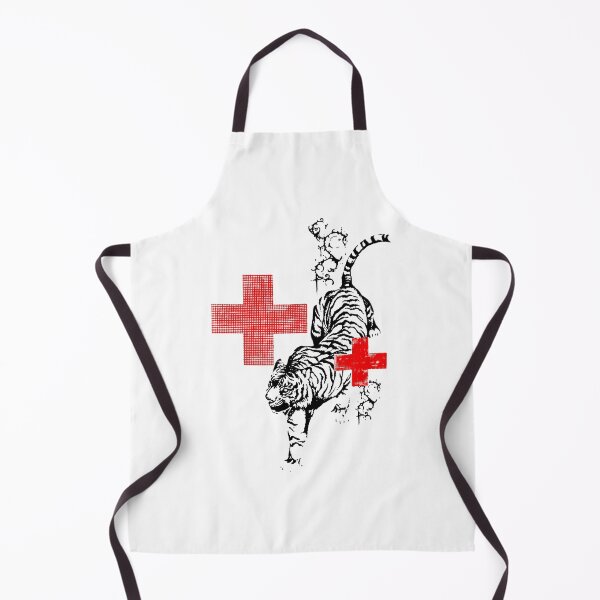 Item preview, Silhouette Tiger & Red Cross designed and sold by Tallboy666.