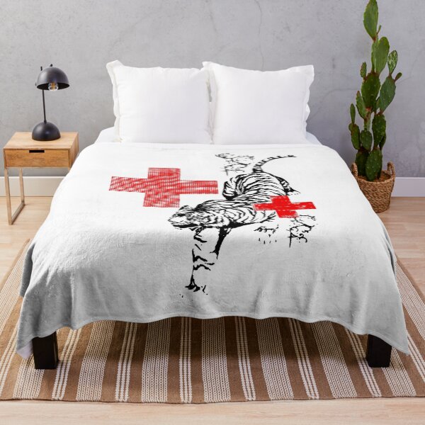 Item preview, Silhouette Tiger & Red Cross designed and sold by Tallboy666.