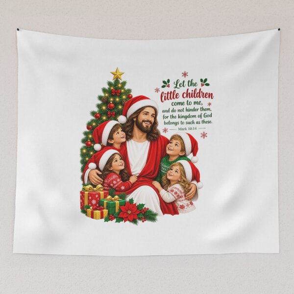 Item preview, jesus and childrens designed and sold by TrendCanvas306.