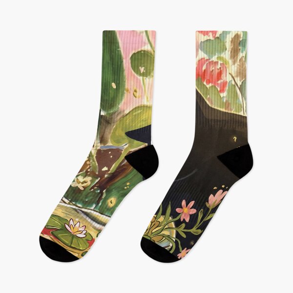 Item preview, Curious Black Cat and Frog Wanderer by the Matisse's Goldfish  designed and sold by LexaArtworks.