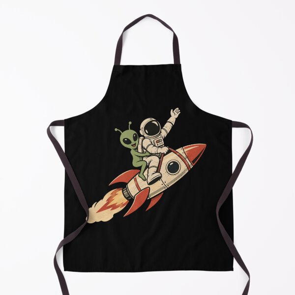 Item preview, Retro Astronaut and Alien Space Adventure designed and sold by Nol1ytv.