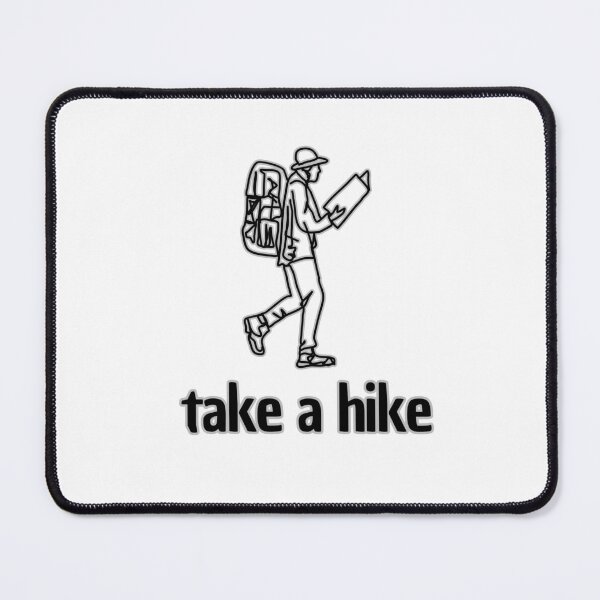 Item preview, Take A Hike - Vintage Map Reading Backpacker designed and sold by Nerdventure.