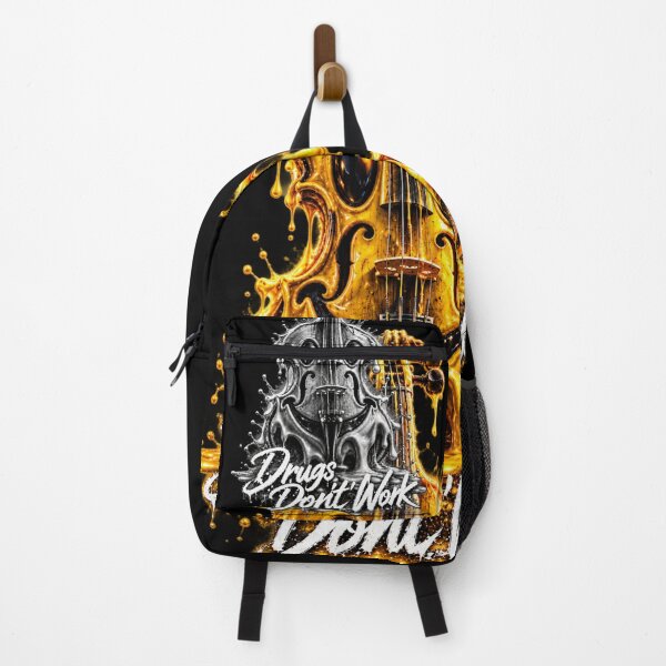 Item preview, Melting Violin Smiley – Drugs Don't Work designed and sold by Sci-fi-2901.