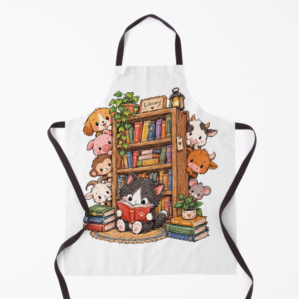 Item preview, Read a Book funny cat lovers designed and sold by QuiteOrbit.