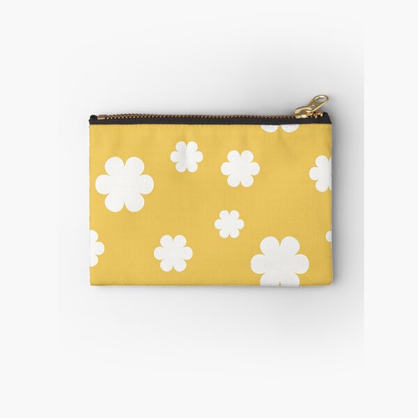 Item preview, Retro Yellow Daisy Seamless Pattern – Minimalist White Flowers designed and sold by BobaBunny76.