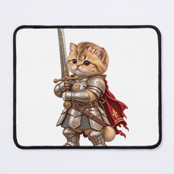 Item preview, Kitten Knight designed and sold by weirdlittlelap.