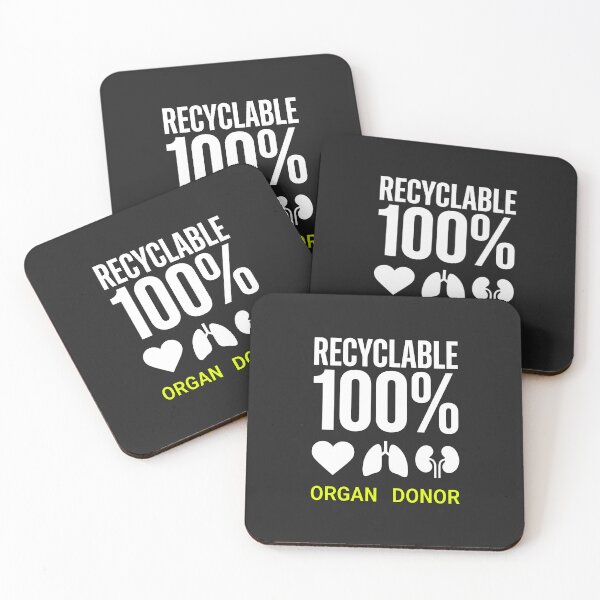 Item preview, Recyclable 100 Percent Organ Donor designed and sold by SplashTastic.
