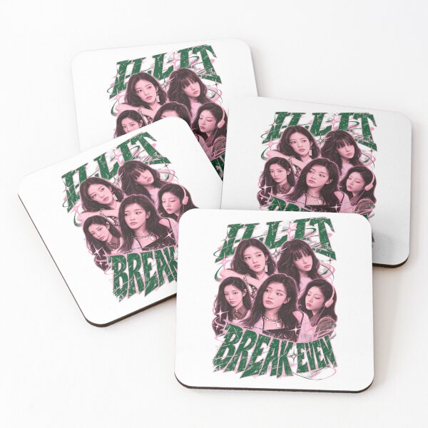 Item preview, ILLIT Group Break Even Green Y2K Concept | Must Have for GLLIT designed and sold by Valereekmerch.