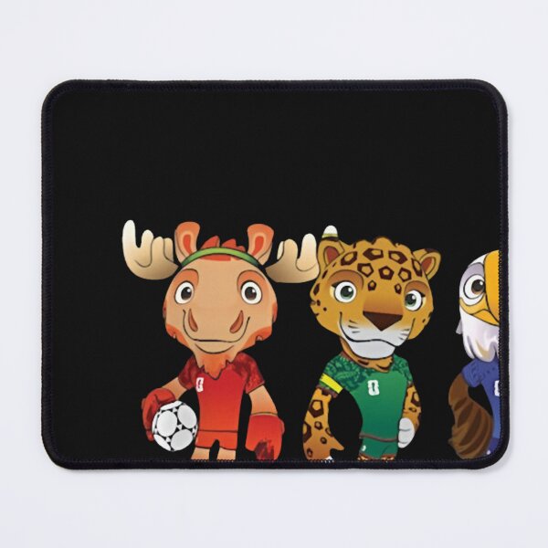 Item preview, FIFA World Cup 2026 Mascots Canada Mexico USA designed and sold by Mariapartida.