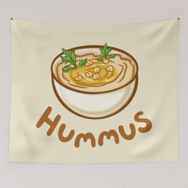 Item preview, Hummus designed and sold by Super Neon Pixels .