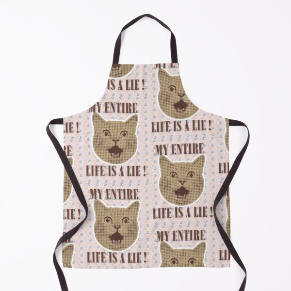 Item preview, Funny Shocked Expressive Cat Meme designed and sold by Artemis & Woven Collective.