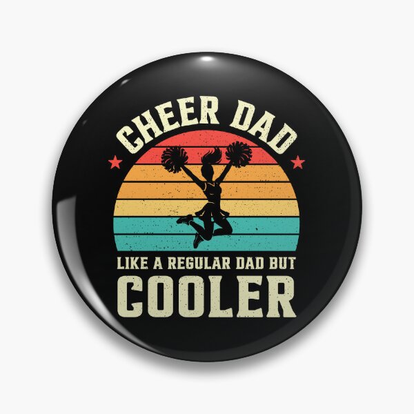 Item preview, Cheer Dad Like A Regular Dad But Cooler Retro designed and sold by RareBunny.