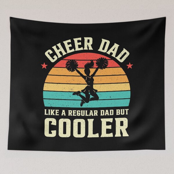 Item preview, Cheer Dad Like A Regular Dad But Cooler Retro designed and sold by RareBunny.