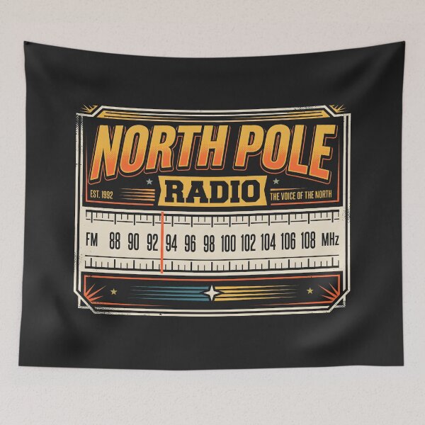 Item preview, North Pole Radio Voice of the North designed and sold by SplashTastic.