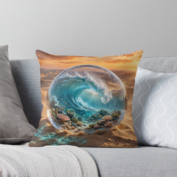 Item preview, Ocean Within the Desert – A World Inside Glass designed and sold by DreamyWallVibes.