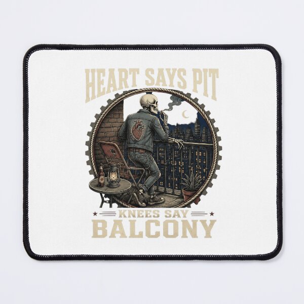 Item preview, Heart Says Pit Balcony designed and sold by LondonBenjamin.