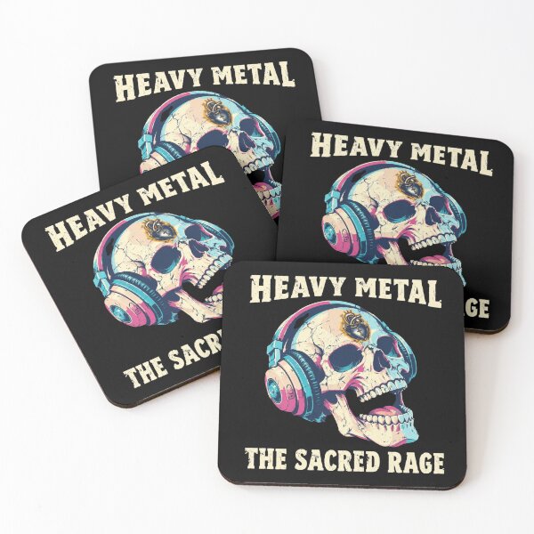 Item preview, Heavy Metal Skull designed and sold by Muff101Matthew.