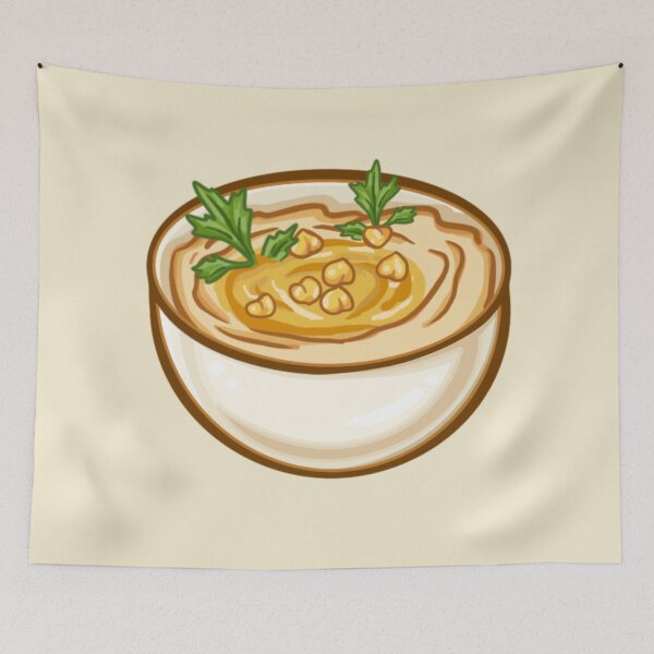Item preview, Hummus designed and sold by Super Neon Pixels .