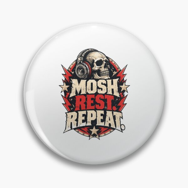 Item preview, Mosh Rest Repeat designed and sold by LondonBenjamin.