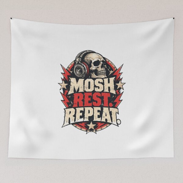Item preview, Mosh Rest Repeat designed and sold by LondonBenjamin.