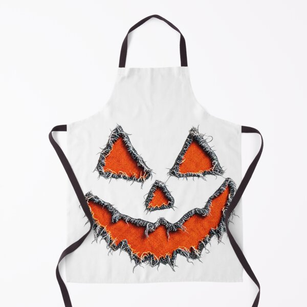 Item preview, Frayed Denim Jack-o’-Lantern Face designed and sold by LorenaVirex.