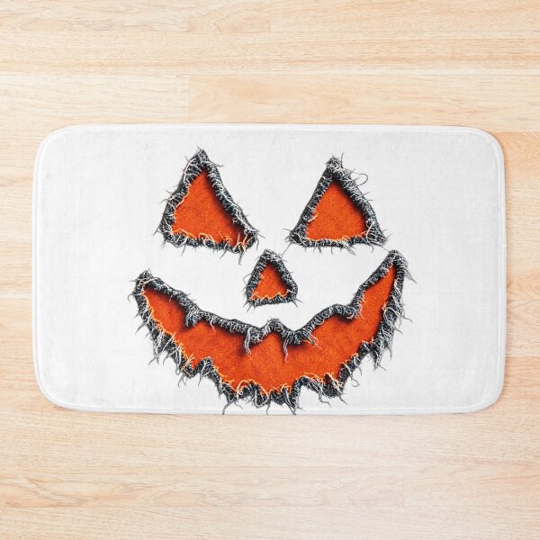 Item preview, Frayed Denim Jack-o’-Lantern Face  designed and sold by LorenaVirex.