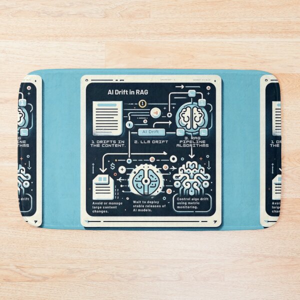 Item preview, AI Drift in RAG  LLM Monitoring and Machine Learning designed and sold by EchoWave11.