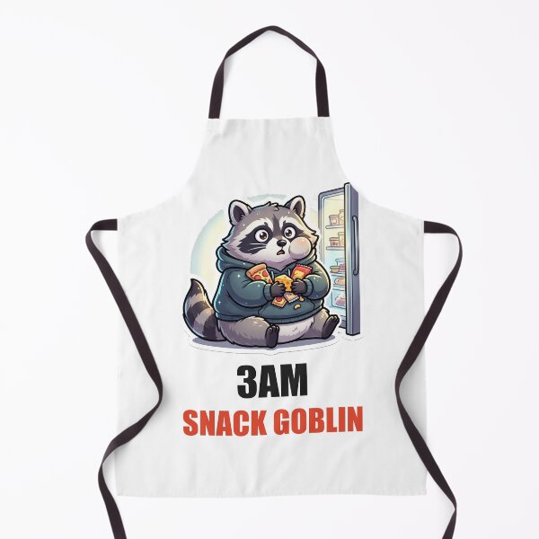 Item preview, 3am Snack Goblin Raccoon Funny Meme Sticker designed and sold by Alphakenon.