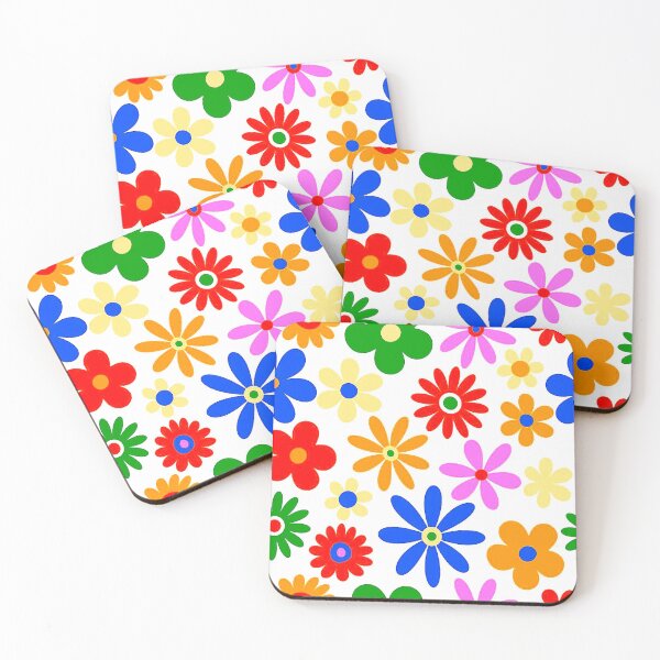 Item preview, Retro Flowers designed and sold by ViaARTfactory.