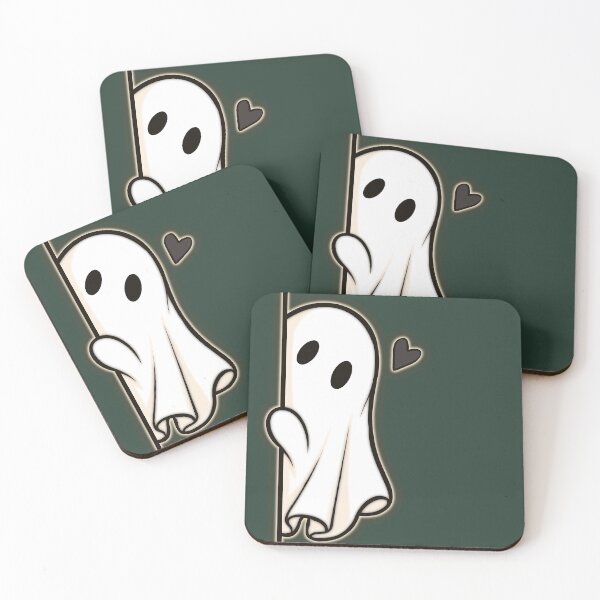 Item preview, Peeking Ghost – Cute Peekaboo Halloween Ghost designed and sold by sososweett.