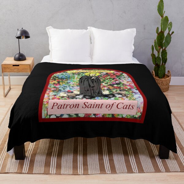 Item preview, St Gertrude of Nivelles Patron Saint of Cats Lovers designed and sold by geronkagogo.