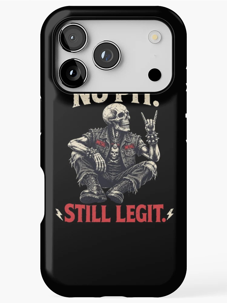 Thumbnail 1 of 4, iPhone Case, Skeleton Rocker designed and sold by Muff101Matthew.