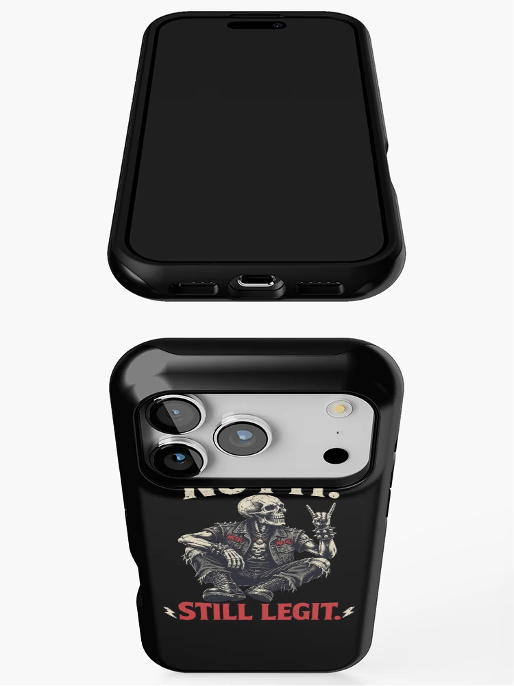 Thumbnail 3 of 4, iPhone Case, Skeleton Rocker designed and sold by Muff101Matthew.