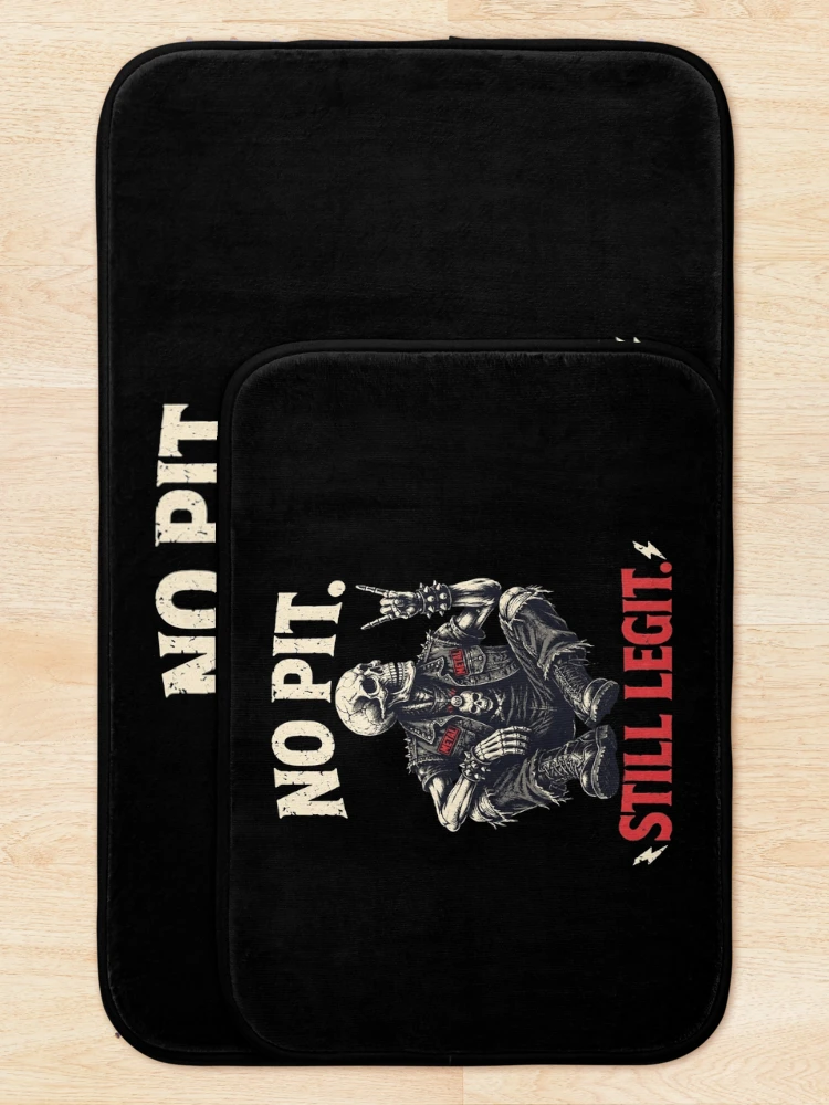 Thumbnail 5 of 6, Bath Mat, Skeleton Rocker designed and sold by Muff101Matthew.