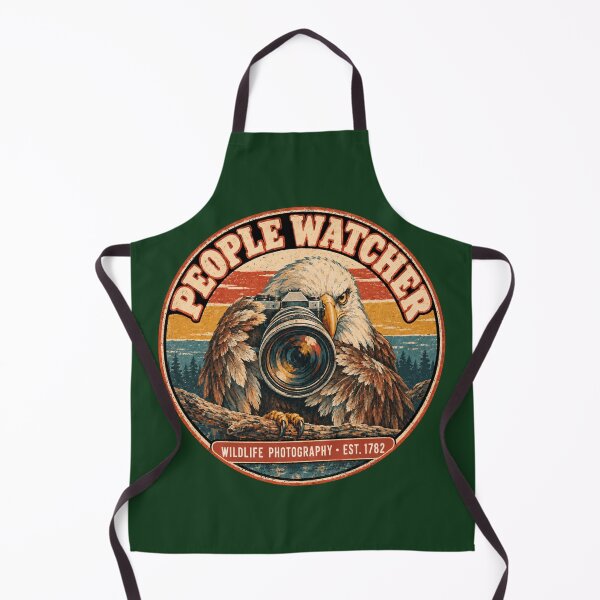 Item preview, People Watcher Eagle Wildlife Photographer Retro designed and sold by danielliamgill.