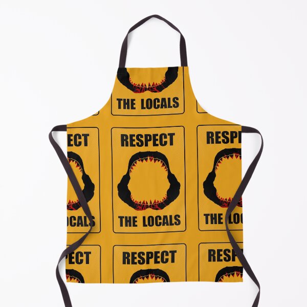 Item preview, Respect the Locals, shark, sharks, designed and sold by 4gottenlore.