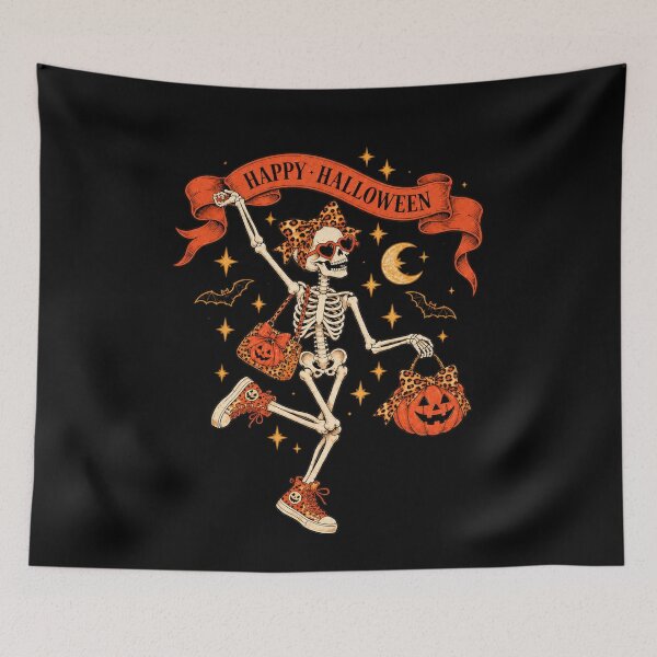 Item preview, Happy Halloween Skeleton designed and sold by MassonCalepon.